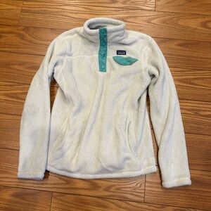 Patagonia Kids Cream Fleece Pullover